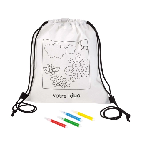 image du produit Sac à dos à colorier COLOURFUL HOOBY