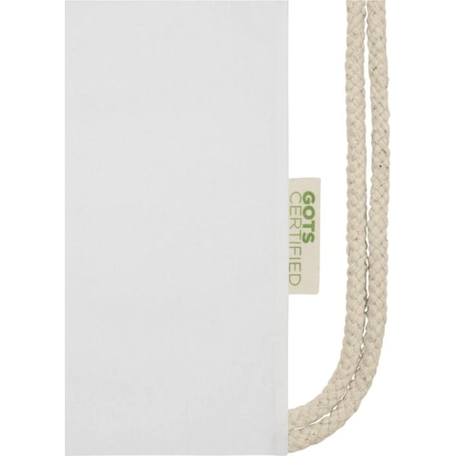 image du produit Sac à dos en coton avec fermeture à cordon - sac 140g 5 litres certifié GOTS