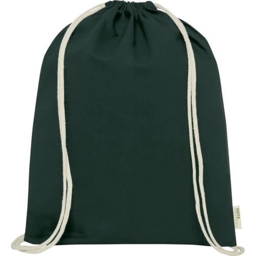 image du produit Sac à dos en coton avec fermeture à cordon - sac 140g 5 litres certifié GOTS