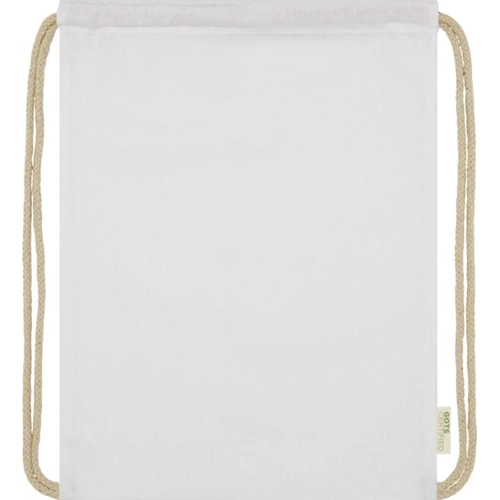 image du produit Sac à dos en coton avec fermeture à cordon - sac 140g 5 litres certifié GOTS