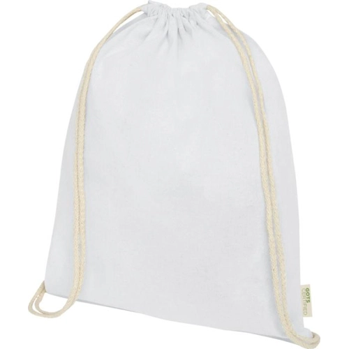 image du produit Sac à dos en coton avec fermeture à cordon - sac 140g 5 litres certifié GOTS