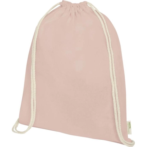 image du produit Sac à dos en coton avec fermeture à cordon - sac 140g 5 litres certifié GOTS