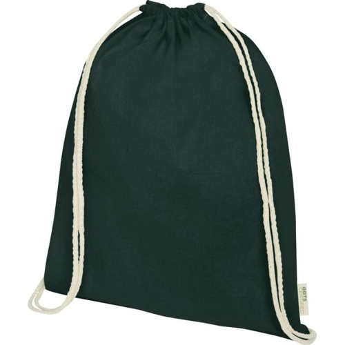 image du produit Sac à dos en coton avec fermeture à cordon - sac 140g 5 litres certifié GOTS