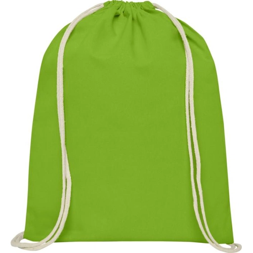 image du produit Sac à dos en coton avec fermeture à cordon - sac à dos 140g 5 litres