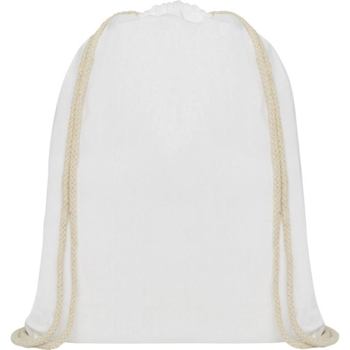 image du produit Sac à dos en coton avec fermeture à cordon - sac à dos 140g 5 litres