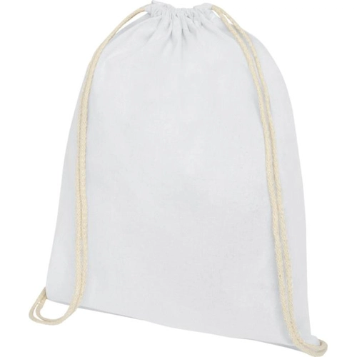 image du produit Sac à dos en coton avec fermeture à cordon - sac à dos 140g 5 litres