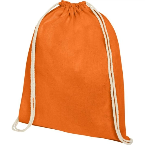 image du produit Sac à dos en coton avec fermeture à cordon - sac à dos 140g 5 litres