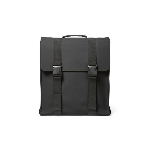 image du produit Sac à dos en PU recyclé 22l avec fermeture par boucles - compartiement pour PC portable