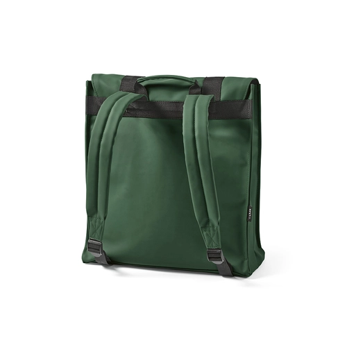 image du produit Sac à dos en PU recyclé 22l avec fermeture par boucles - compartiement pour PC portable