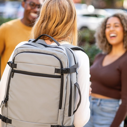 image du produit Sac à dos en RPET 22l avec poignée trolley - multiples compartiments