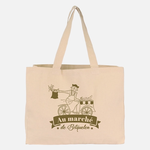 image du produit Sac avec soufflet 12 cm - coton 220 gr