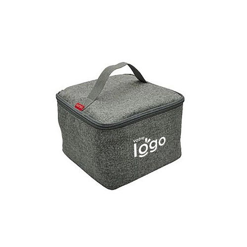 image du produit Sac bento isotherme SENDAI gris chiné en RPET