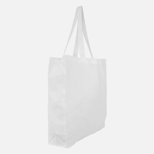 image du produit Sac cabas avec soufflet - 100% coton 160gr