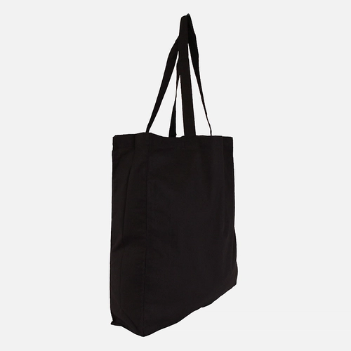 image du produit Sac cabas avec soufflet - 100% coton 160gr