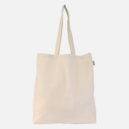 image du produit Sac cabas avec soufflet - 100% coton bio 160 gr