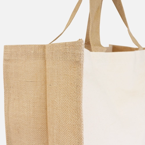 image du produit Sac cabas en coton épais 320 gr et jute