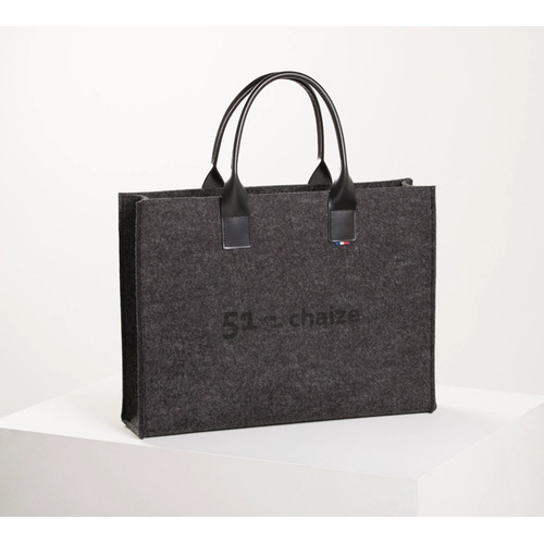 image du produit Sac cabas en feutre RPET anthracite