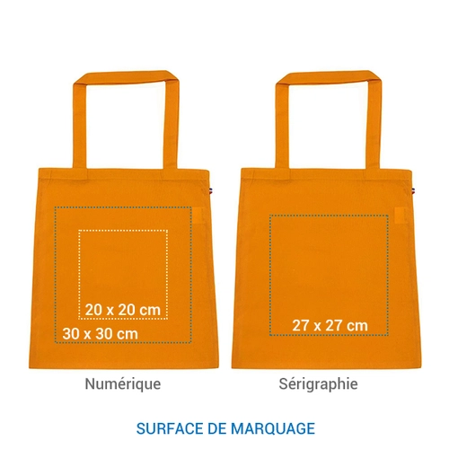 image du produit Sac coton made in France 140g/m2 - 12 litres