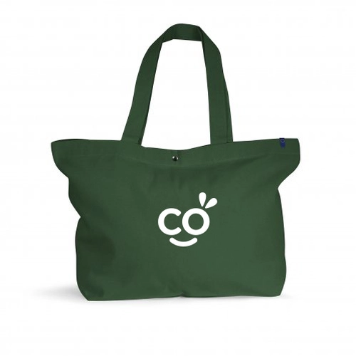 image du produit Sac de plage au design exclusif 100% coton bio - fermeture bouton pression