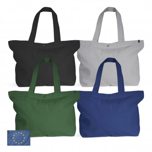 image du produit Sac de plage au design exclusif 100% coton bio - fermeture bouton pression