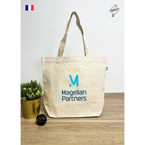 image du produit Sac en coton et chanvre 320gr/m2 - Totebag origine France garantie