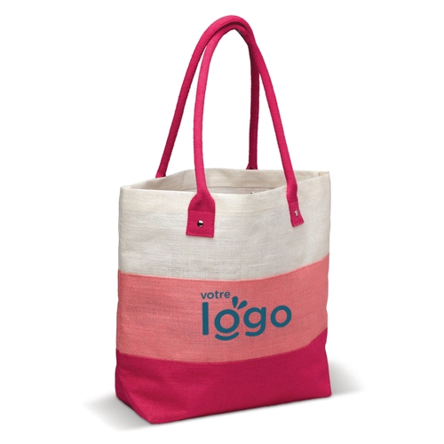 image du produit Sac en toile de jute 340gr - idéal pour shopping ou la plage