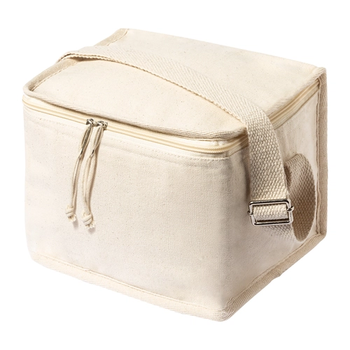 image du produit Sac isotherme coton avec lunch box et couverts bambou inclus