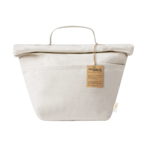 image du produit Sac isotherme en coton recyclé - fermeture velcro et intérieur en PEVA