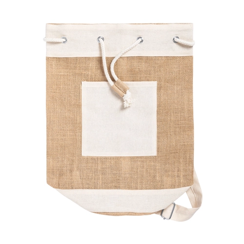 image du produit Sac marin en jute et coton - fermeture par cordon