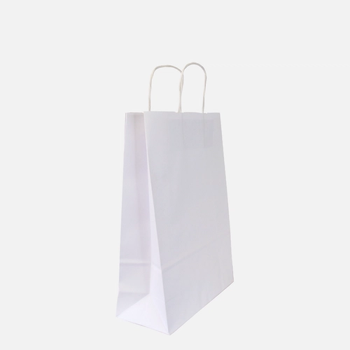 image du produit Sac papier kraft 100gr lisse avec anses torsadées