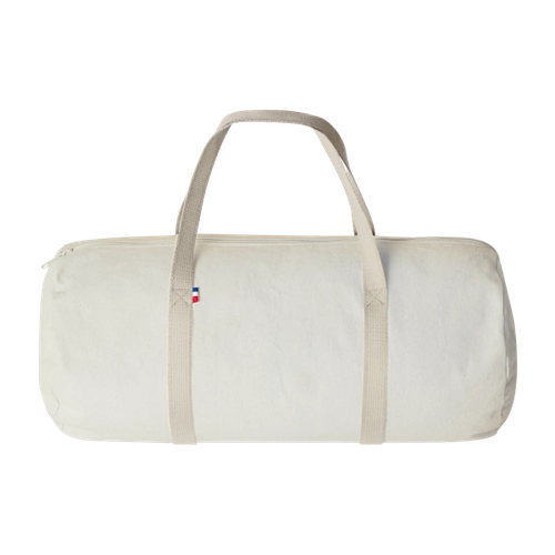 image du produit Sac polochon confectionné et tissé en France - coton recyclé 250gr/m2