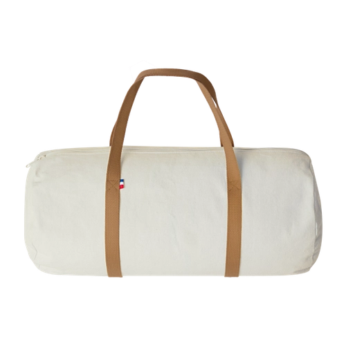 image du produit Sac polochon confectionné et tissé en France - coton recyclé 250gr/m2