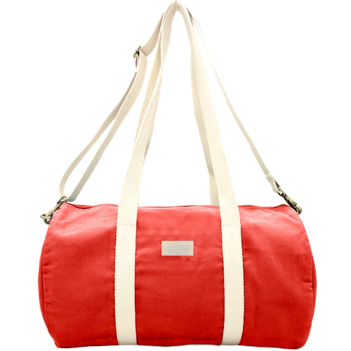 image du produit Sac polochon en coton bio certifié GOTS - sac de sport fabriqué par une ONG