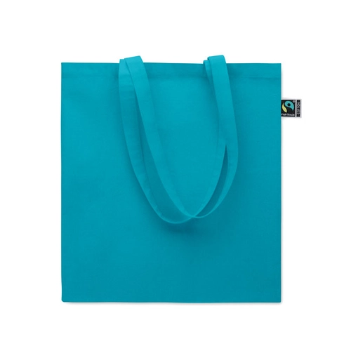 image du produit Sac shopping en coton avec soufflet et longues anses