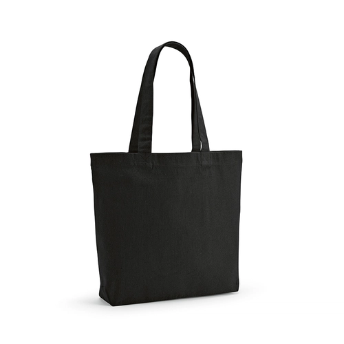 image du produit Sac shopping en coton recyclé et RPET - Totebag 280g/m2 avec soufflet