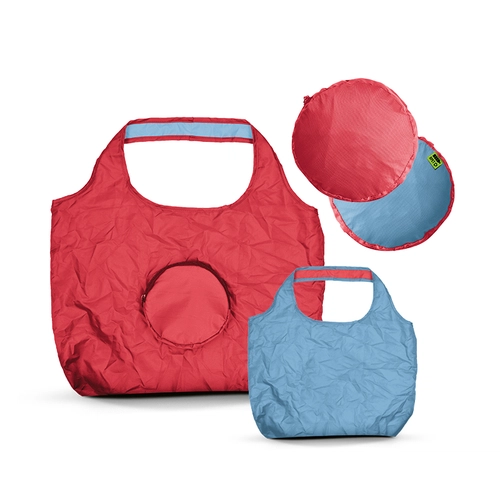 image du produit Sac shopping pliable et reversible bicolore - PET recyclé