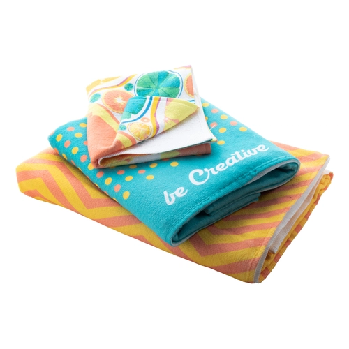 image du produit Serviette taille M microfibre 400 gr en sublimation