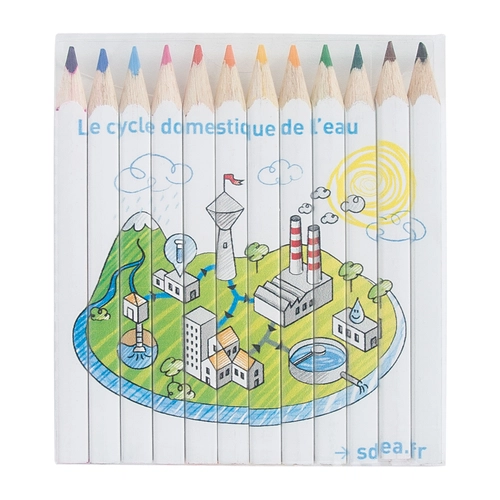 image du produit Set de 12 crayons 8,7cm