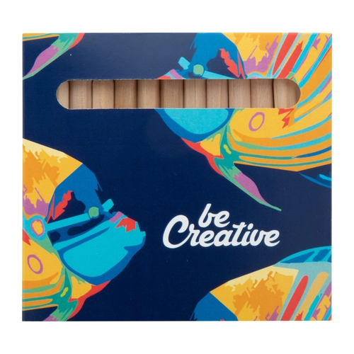 image du produit Set de 12 crayons en bois - made in Europe