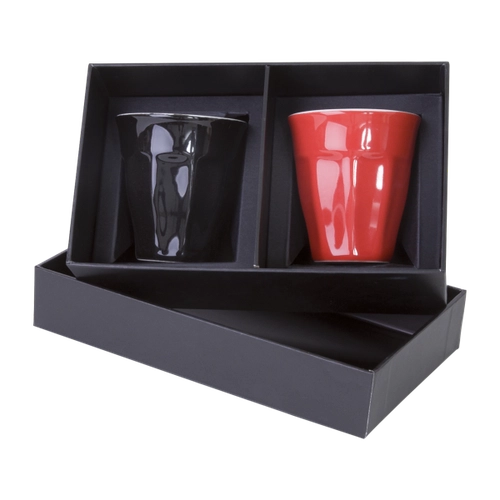 image du produit Set de 2 tasses expresso 8 cl dans coffret cadeau