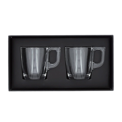 image du produit Set de 2 tasses made in France 9cl - en verre trempé