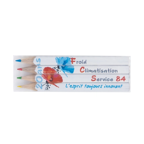 image du produit Set de 4 crayons 8,7cm