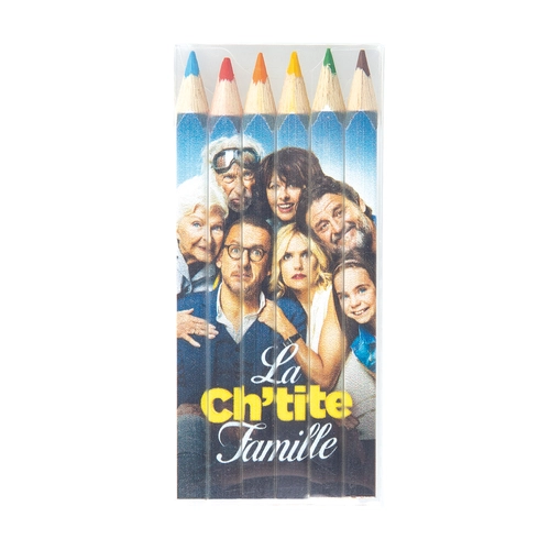 image du produit Set de 6 crayons 8,7cm