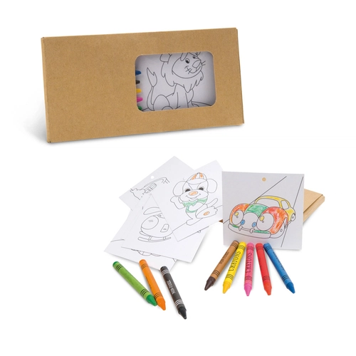 image du produit Set de coloriage JAGUAR - inclut 8 crayons et 8 dessins