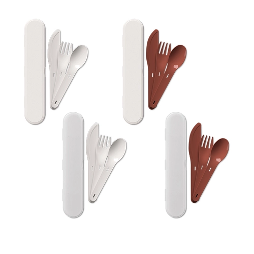 image du produit Set de couverts réutilisables en plastique - fabrication France