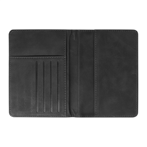 image du produit Set de voyage, porte-passeport et étiquette à bagages en PU recyclé