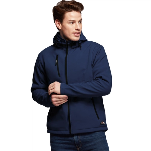 image du produit Softshell Homme 2 couches - capuche détachable