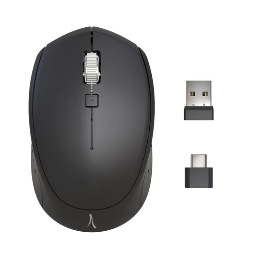 image du produit Souris éco sans fil avec double dongle Type A et Type C