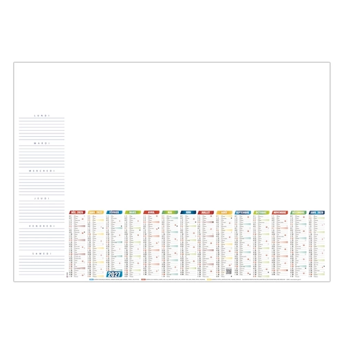 image du produit Sous-main publicitaire avec calendrier