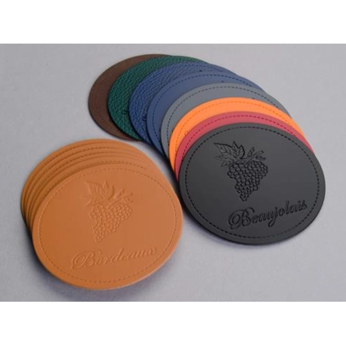 image du produit Sous verres en cuir recyclé